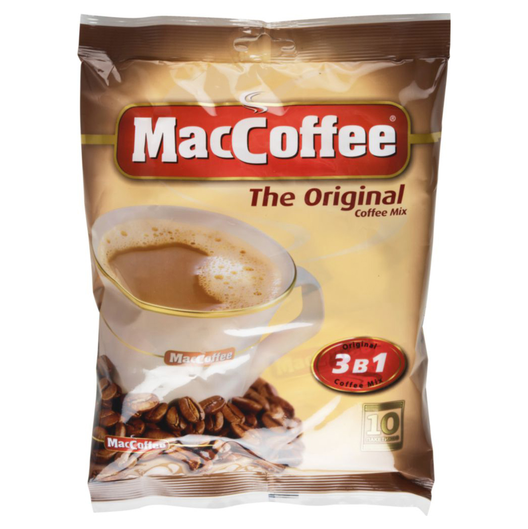 Лучший кофе 3 в 1. Кофе растворимый MACCOFFEE 3в1. Напиток кофейный Маккофе 3в1. Кофе MACCOFFEE 3в1 20г (1/50/10) Original пакет. Кофе 3 в 1 в пакетикахмак кафе.
