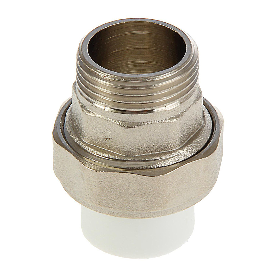 муфта комбинированная разъемная 32х1 наружная резьба. муфта комбинированная 32х1 нр. нр. муфта комбинированная разъемная нр 32х1. муфта комбинированная разъёмная ппр 32х1" нр.